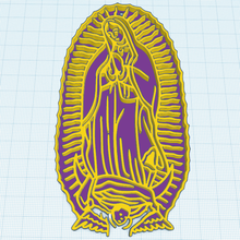 guadalupe Virgen catolicismo cristiandad religión santo bendito madre Dios Jesús Jesucristo 3d print model - Mito3D