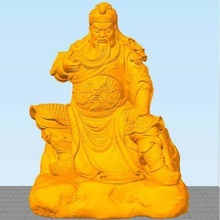Guangong sitzen 3d print model - Mito3D