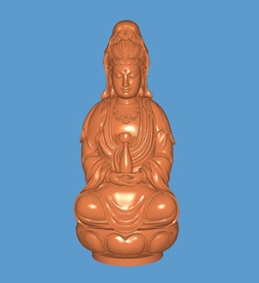 Guanyin Bodhisattva Guanyin Bodhisattva 3d print model - Mito3D