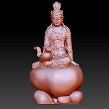 guanyin bodhisattva kwan-yin scultura cnc 3d printer29 art il buddha buddismo carattere kuan-yin religon statua 3d print model - Mito3D