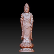 guanyin bodhisattva kwan-yin sculpture cnc 3d printer19 art buddha buddhism character kuan-yin religon statue 3d print model - Mito3D