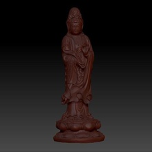 guanyin bodhisattva kwan-yin sculpture cnc 3d printer art buddha buddhism character kuan yin religon statue
