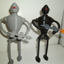 guardia di rob robot gioco fumetti figura macchina statua giocattolo 3d print model - Mito3D