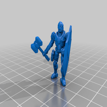 tutor bot juego juegos warghast el robot protector mecánica eberron cyborg ciber construir 3d print model - Mito3D