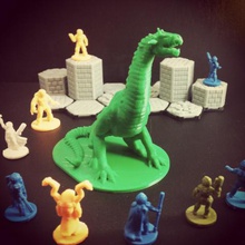 guardian dragon Spiel 3d print model - Mito3D