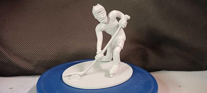 guardian hockey player art blender 3d cartoon character cgi fanart figure ice miniature nhl parody reboot scenestruck sla wacky 3d print model - Mito3D