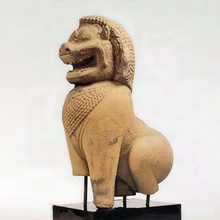 guardian lion art met3d met museum scan sculpture scans replicas 3d print model - Mito3D