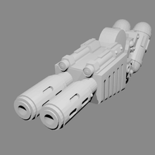 guardian robot melta gun game 28mm wargaming tabletop miniatures scifi 3d print model - Mito3D