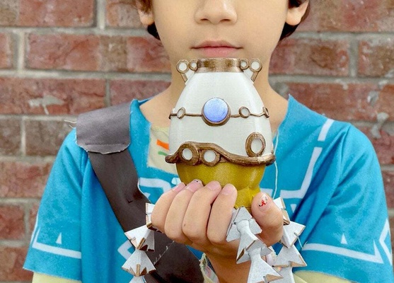 custode robot terrako hyrule guerrieri adafruit zelda passatempo 3d print model - Mito3D