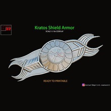 guardian shield - gauntlet kratos armor god war 3d print model art cosplay weapon sword accessories arm toys armour ps4 game toy 3d print model - Mito3D