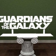 guardians galaxy logo art signs logos standing stand marvel awesomea 3dpicks 3d 3d print model - Mito3D