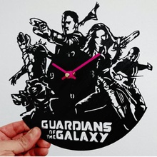 guardians galaxy wall clock home stencil 3d print model - Mito3D