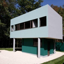 guardiani casa villa savoye le corbusier architettura art il design nuovo moderno 3d print model - Mito3D
