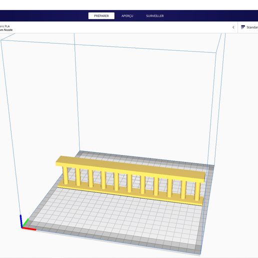 guardrail barrier 3D print model - Mito3D