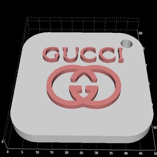 gucci keyhangers çeşitli keyhanger 3D print model - Mito3D