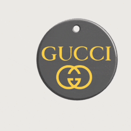 gucci keyring fashion camilo key ring accessories chanel brand prada 3D print model - Mito3D