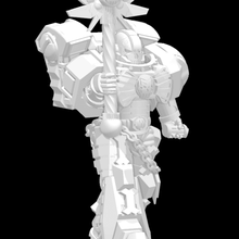 gue'ron'vesa - chapplain set di aggiornamento art persone warhammer 40k tau space marine 3d print model - Mito3D