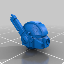 gue ' ron'vesa - techmarine kit de atualização capacetes a arte pessoas warhammer tau space marine 3d print model - Mito3D
