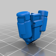 gue'ron'vesa alt zaini pack & jumppacks art persone warhammer 40k tau space marine 3d print model - Mito3D