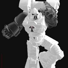 gue ' ron'vesa pernas a arte pessoas warhammer 40k tau space marine 3d print model - Mito3D