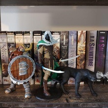 Guenhwyvar pantera modelo arte garoa lenda dnd fantasia esculpir duende drow guarda Dragão espada bruenor batalha anão lutador livros 3d print model - Mito3D