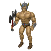 guerr or eterno guerriero motu he man egli uomo maestri of universo mattel personalizzato Vintage prototipo tony war statuille azione figura 3d print model - Mito3D