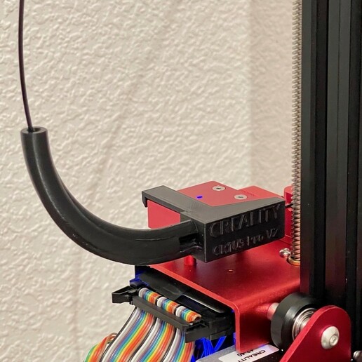 guía rail cr alidad cable sensor crealidad cr10s Pro v2 presencia 3D print model - Mito3D