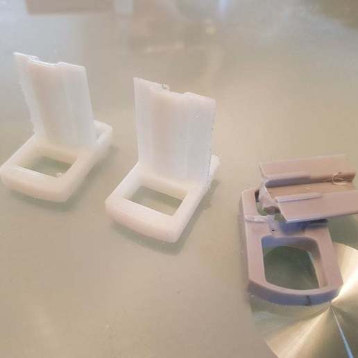 guide de porte coulissante 36mm rail la maison 37mm diapositive l' ménage 3D print model - Mito3D