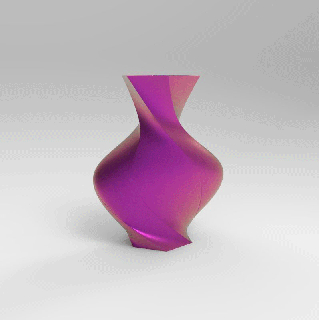 ciottolo decorativo casa design geometrico cuore delicato elegante fiore 3d print model - Mito3D