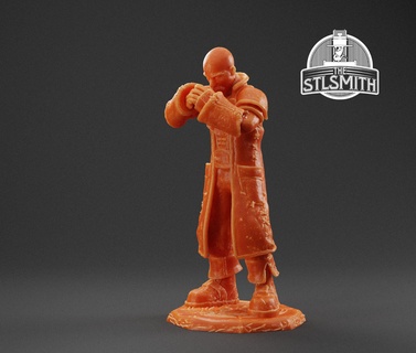 guildmaster weaver fable miniature stl Game tlc the lost chapters hero character enemy creature mini tabletop figure 32mm file model game 3d print model - Mito3D