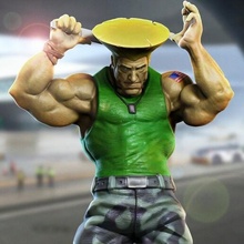 guile wins stl toy figure statue art streetfighter 3d print model - Mito3D