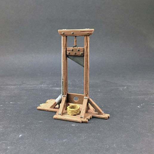 guillotine 28mm miniaturen-Spiele Spiel Spiele scatter terrain Miniatur-Landschaft Miniatur-28mm fantasy dnd Miniatur boardgames Brettspiel 28 3D print model - Mito3D