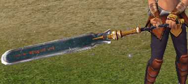 guillotina espada texto 2 entregó juego lucha 3d print model - Mito3D