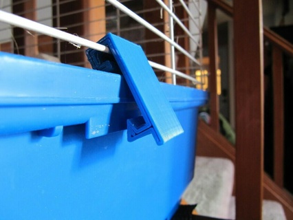 guinea pig cage latch 3d print model - Mito3D