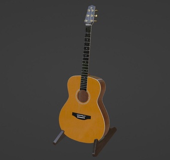 violão elétrico 3d print model - Mito3D
