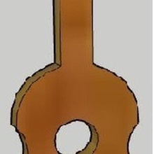 de la guitare art musique david gilmour pink floyd classique 3d print model - Mito3D