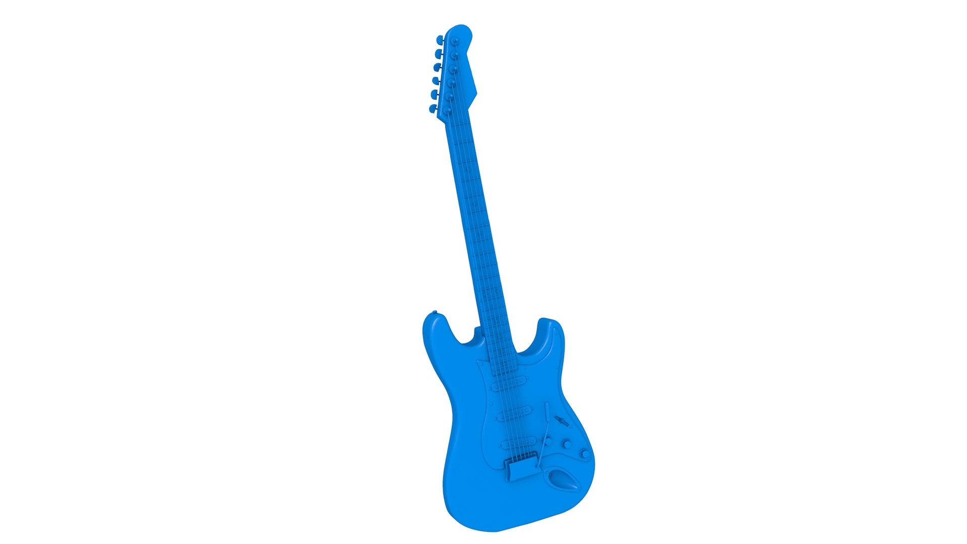 gitar stl dosya 3D print model - Mito3D