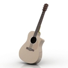 violão musical instrumento 3d print model - Mito3D