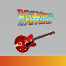 guitar back future various return delorean martin 3d print model - Mito3D