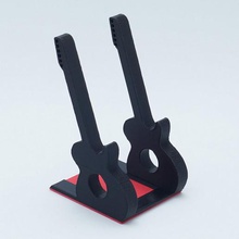 guitar base stand cellular various bedrock metal radio video standphone holder electro acoustic music phone mobile android iphone cell 3d print model - Mito3D