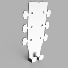 guitar hanger 2 casa appendiabiti gancio a muro stratocaster chitarra 3d print model - Mito3D