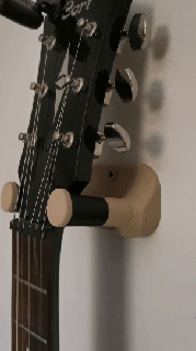 guitare titulaire soutien outils commencer musique instrument 3d print model - Mito3D