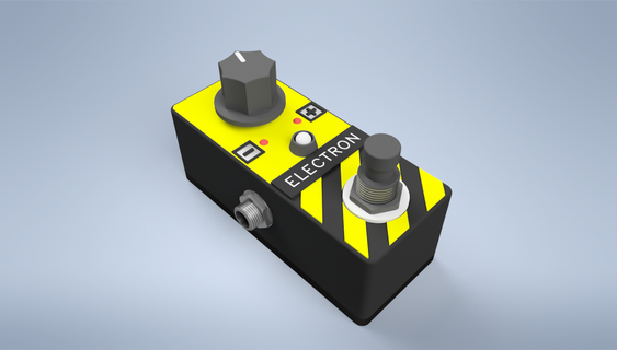 guitarra pedal n5 música pie electrónica 3d print model - Mito3D