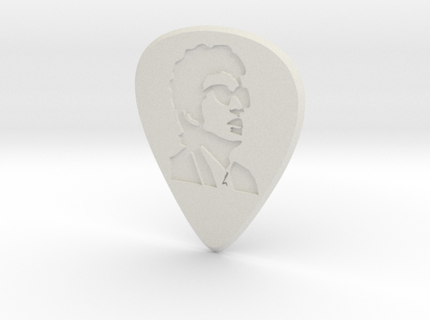 guitar pick dylan Gadget pua plectrum 3d print model - Mito3D