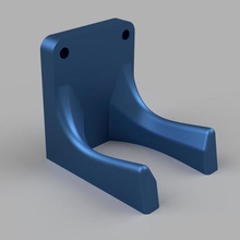 guitar stand home wall support hang 3d print model - Mito3D