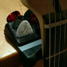 guitar table holder picks pick 3d print model - Mito3D