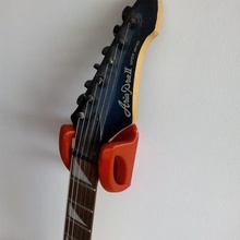 gitar duvara monte edin gadget destek tutucu 3d print model - Mito3D