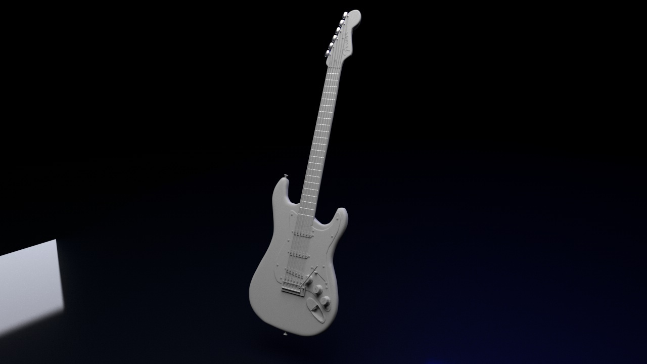 guitarra 3D print model - Mito3D