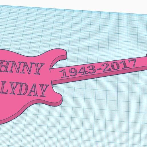 guitars johnny hallyday 2 various 3D print model - Mito3D