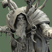 çiçekten Warcraft 3d basılı model stl Yazdır Sanat iblis kötü fantezi kurgusal yaratık figürinler oyunlar oyuncaklar büyücü minyatürler modeller canavar ork heykel şaman 3d print model - Mito3D